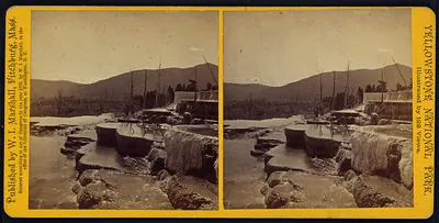 Mammoth Hot Springs Series. Dianas Baths