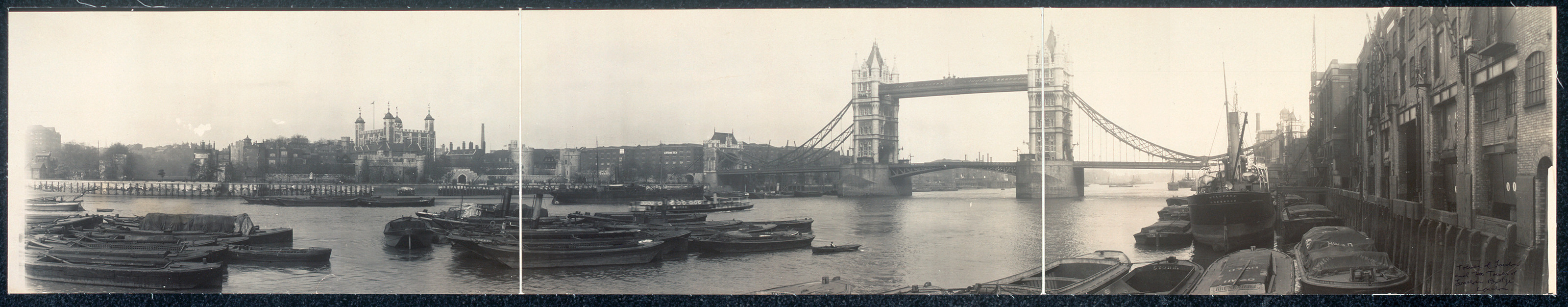 Tower of London - Tower Bridge A, England, 1909, 1909 — historic image