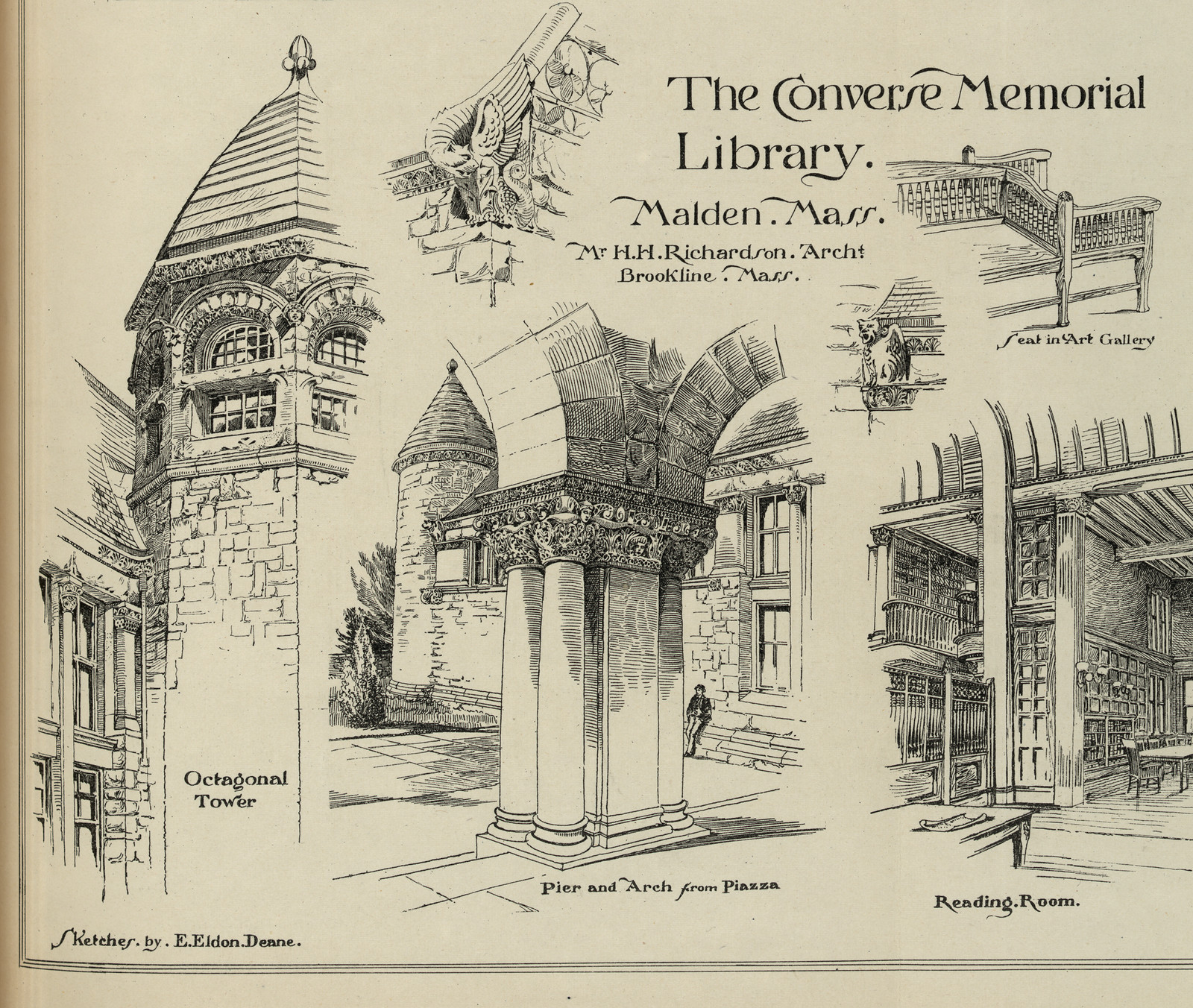The Converse Memorial Library, Malden, Mass. — historic image