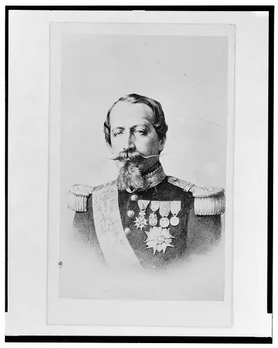 [Napoleon III, head-and-shoulders portrait, facing front]