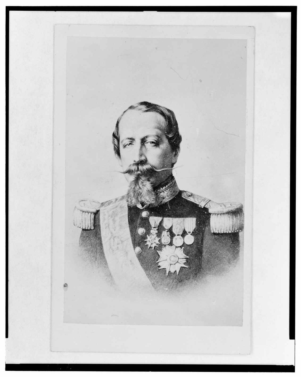 [Napoleon III, head-and-shoulders portrait, facing front], [between 1850 and 1873] — historic photograph