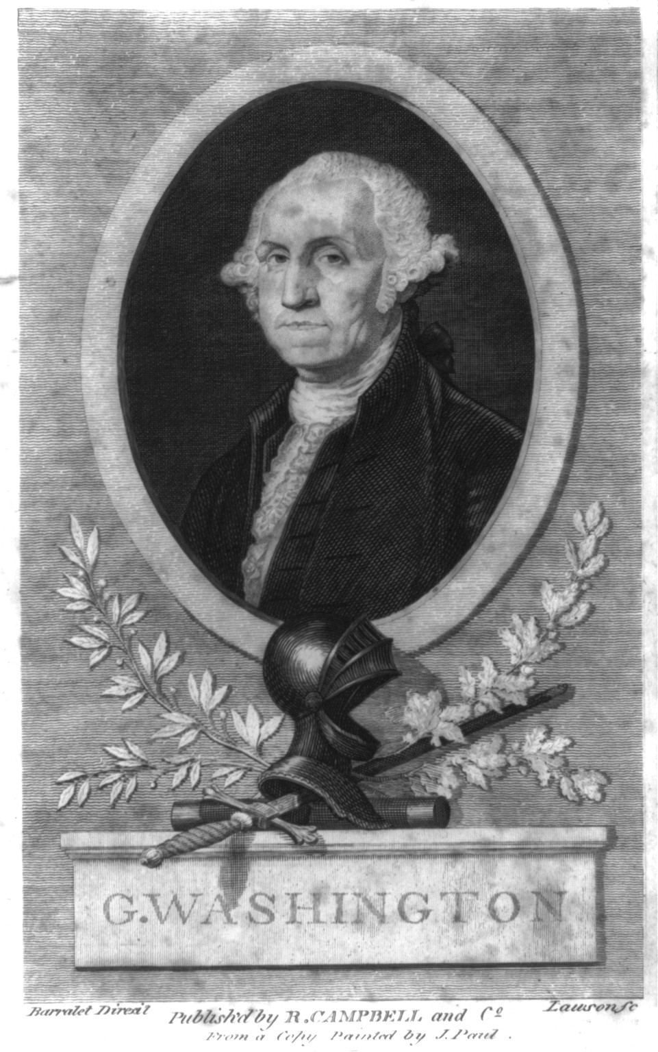 G. Washington, [no date recorded on shelflist card] — historic print