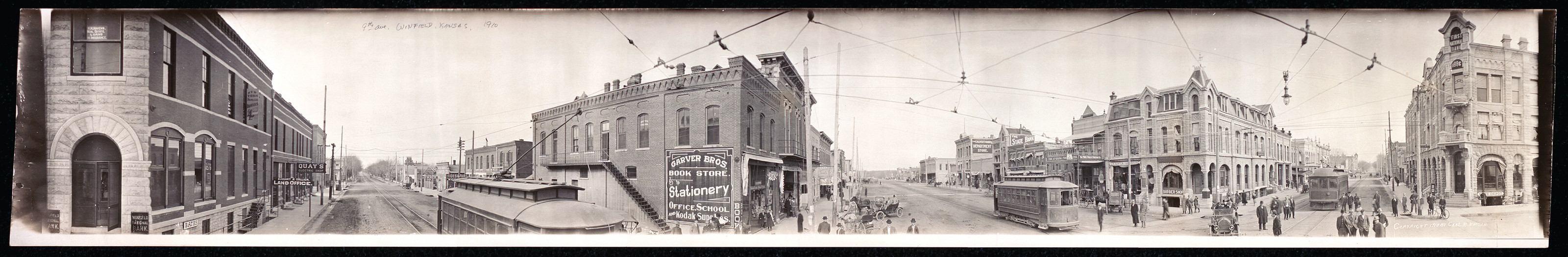 9th Ave Winfield, Kansas, 1910, 1910 — historic image