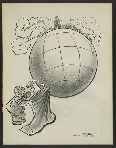 Hanging up stocking: disputes among the allies