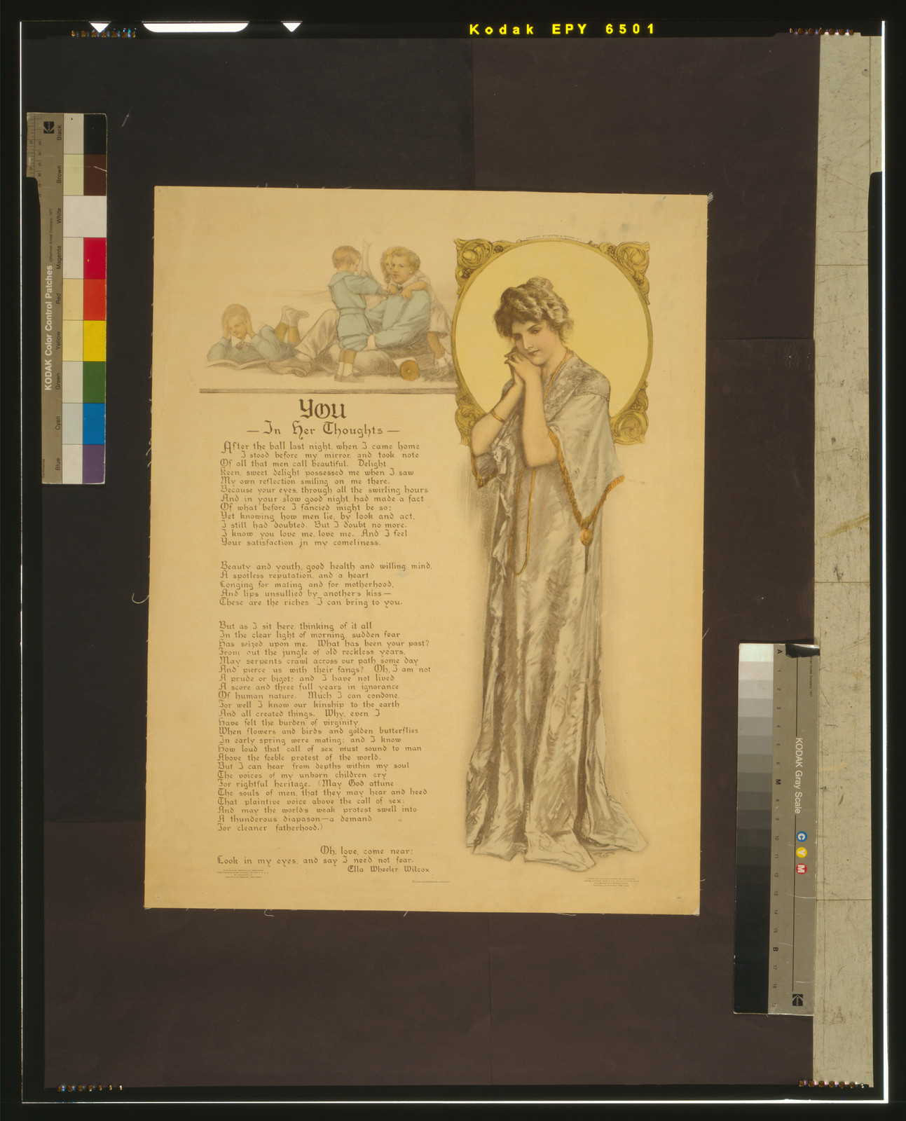 You, in her thoughts, [1917 or 1918] — vintage poster