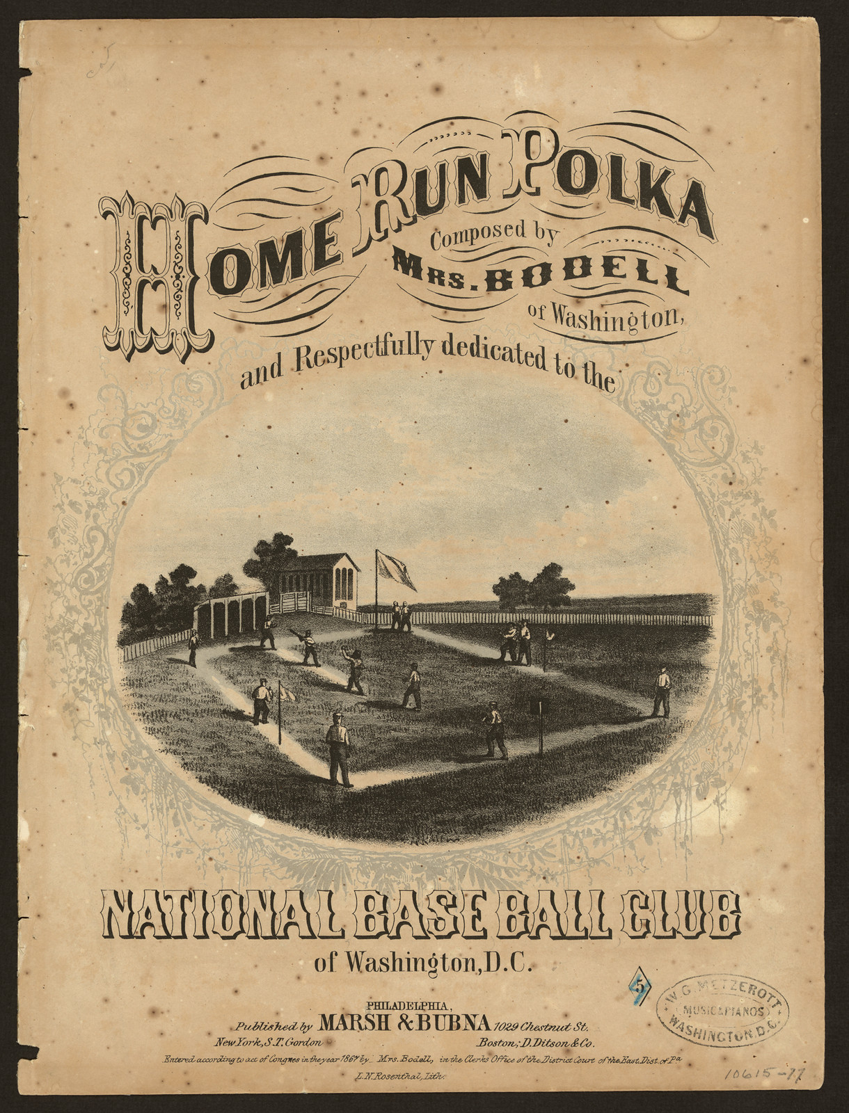 home run polka — historic image