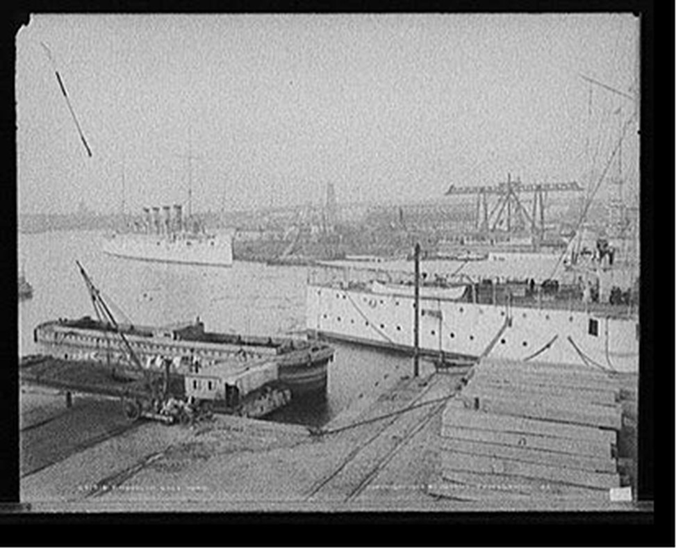 Brooklyn Navy Yard, c1904. — historic photograph