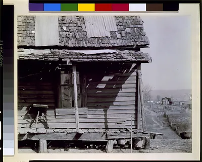 Negro house, Tupelo, Mississippi, 1936