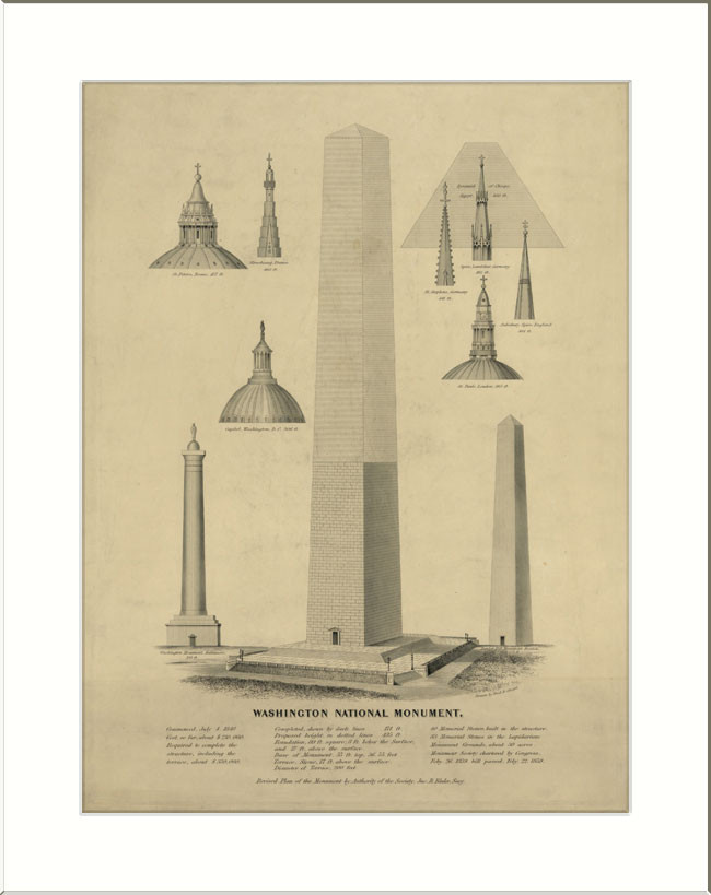 Washington National Monument — historic image