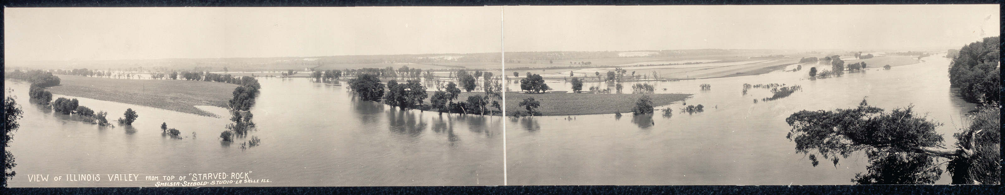 Valley from top of Starved Rock, Illinois, 1914, 1914 — historic image