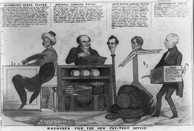 Machines for the new pay-tent office