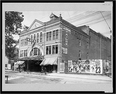 May's Opera House and Jas. W. Brown Tailor Shop