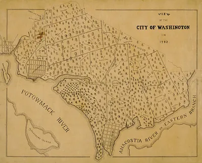 View of the City of Washington in 1792