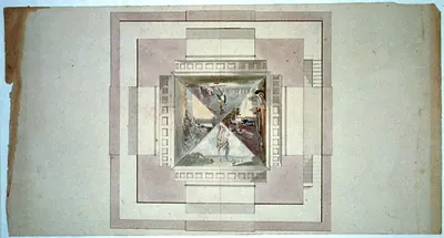 [Monument (Washington Monument") D.C. Reflected ceiling plan]"