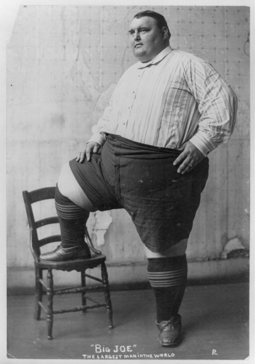 Big Joe" - the largest man in the world", c1903. — historic photograph
