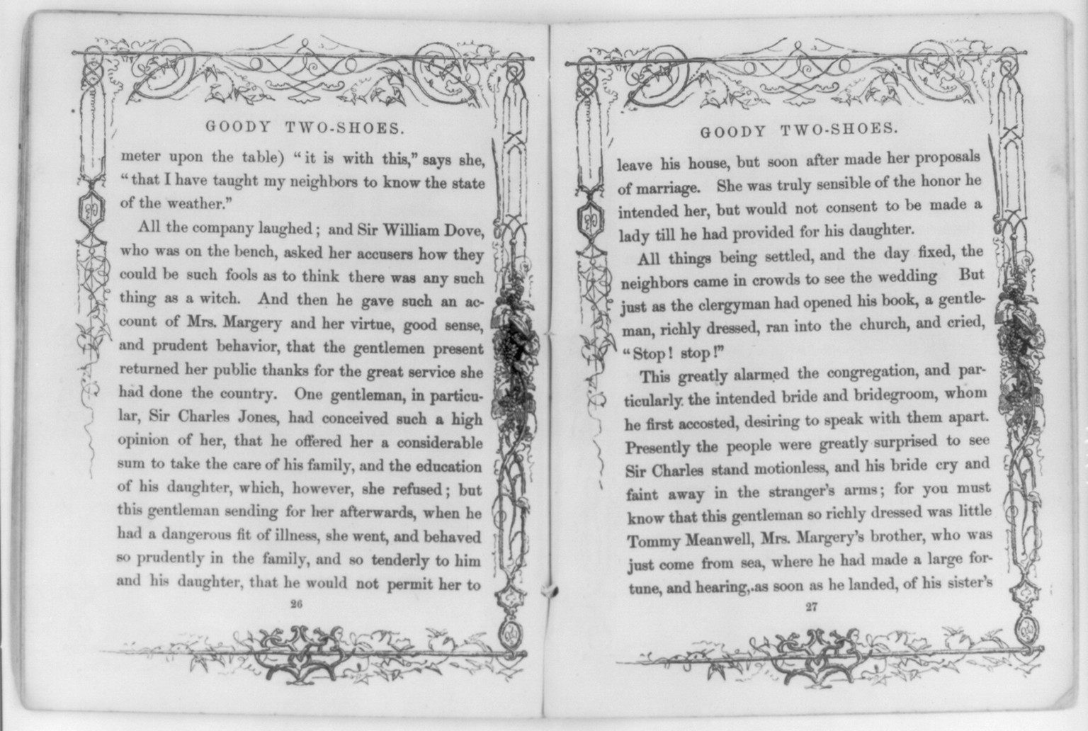 Goody Two-Shoes. Illuminated with ten pictures (New York, H.W. Hewet) Complete — antique engraving