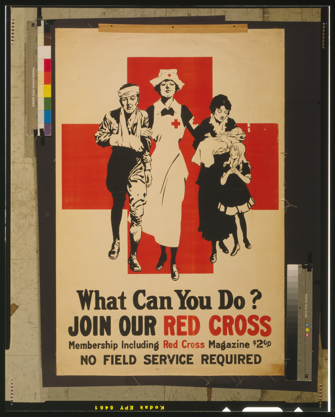 What can you do? Join our Red Cross Membership including Red Cross magazine $2.00 : No field service required., [1919] — vintage poster