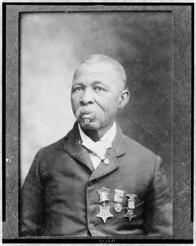[Sgt. John S. or W.(?) Lawson, head-and-shoulders portrait, facing slightly left]