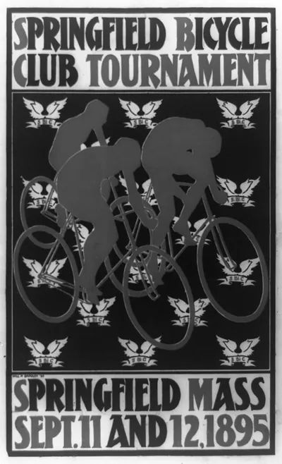 Springfield Bicycle Club Tournament, Springfield, Mass., Sept. 11 and 12, 1895 / Will H. Bradley.