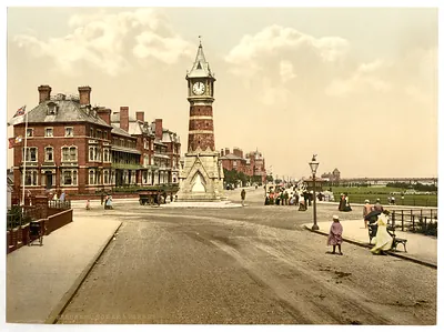 Tower and parade Skegness England