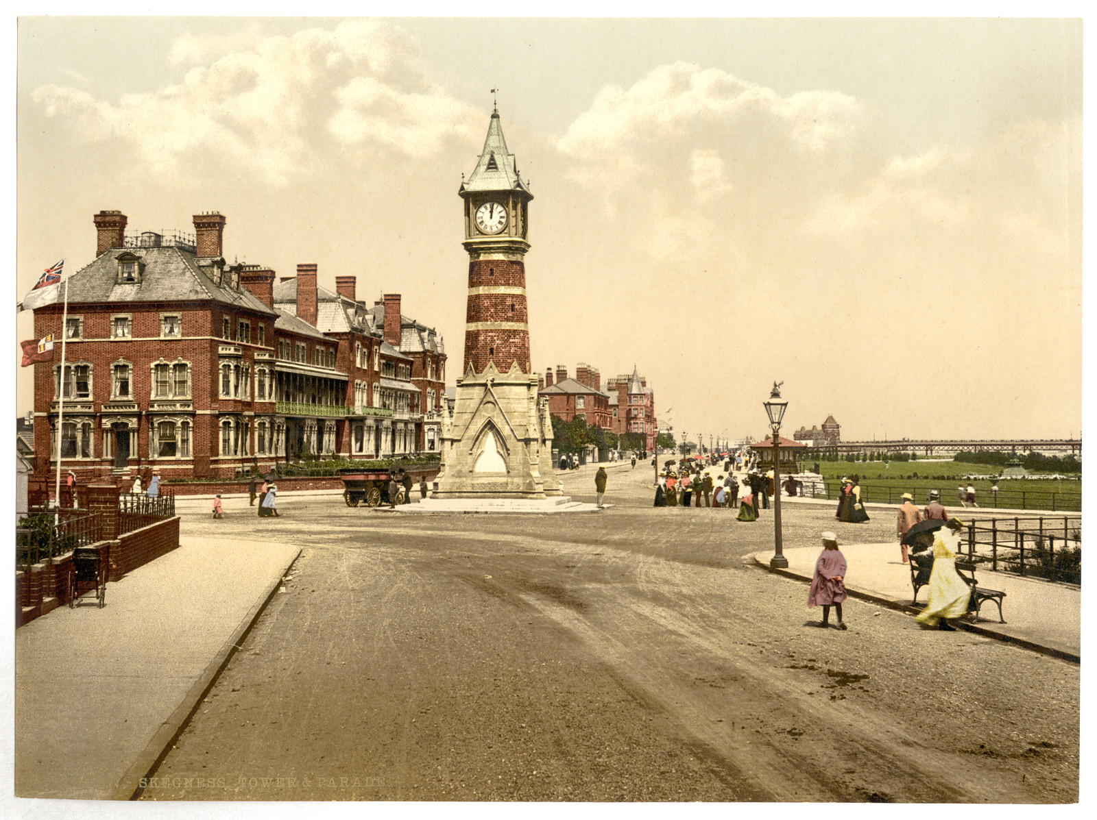 Tower and parade Skegness England, [between ca. 1890 and ca. 1900]. — historic print
