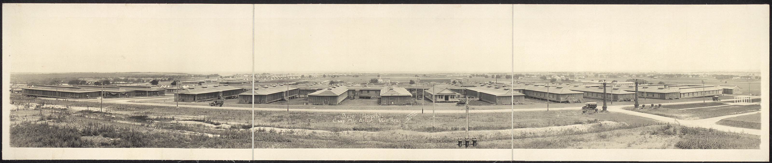 Base Hospital Camp MacArthur Waco, Texas, 1918, 1918 — historic image