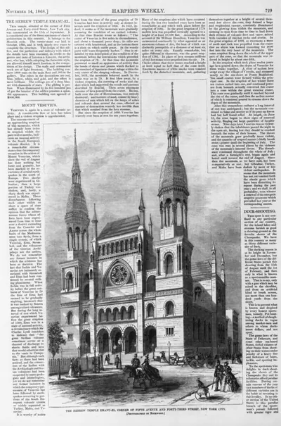 The Hebrew Temple Emanu-el, corner of Fifth Avenue and Forty-Third Street, New York City