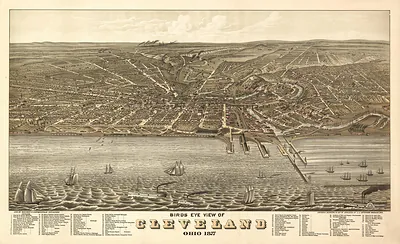 OH Cleveland 1877 MAP