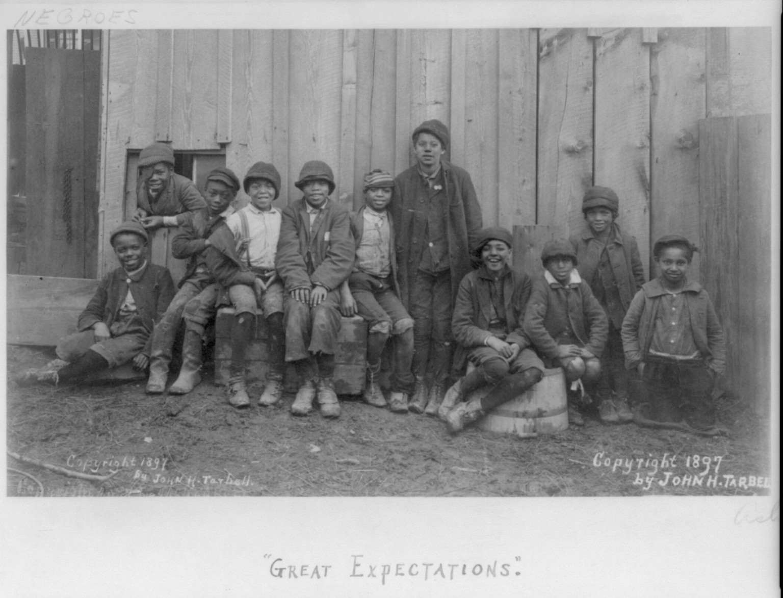 Great expectations"", c1897. — historic photograph