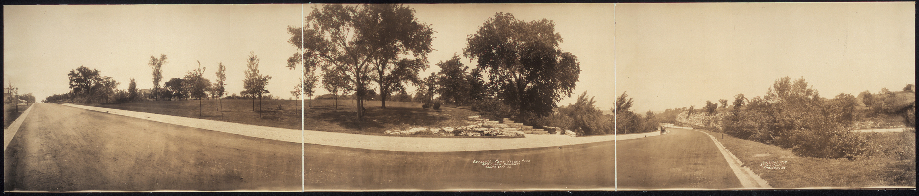 Penn Valey Broadway Kansas City, Missouri, 1909, 1909 — historic image