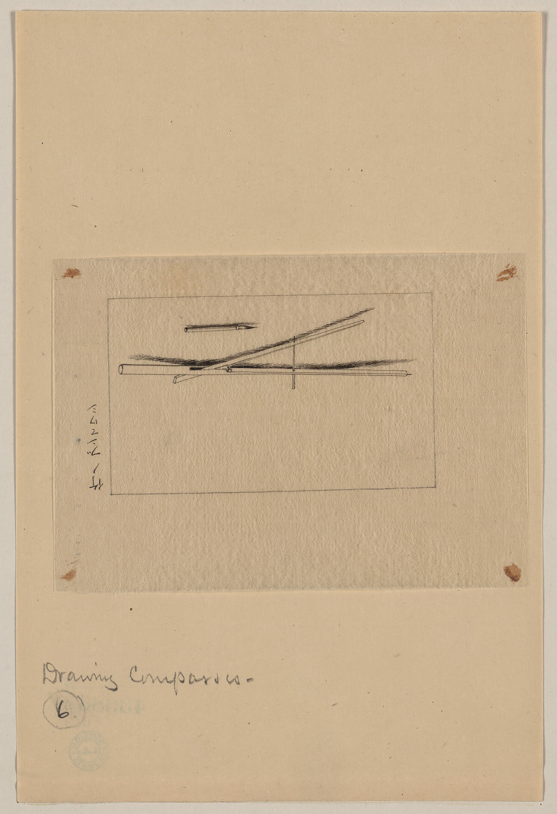 [Japanese drawing], 1750 — historic drawing