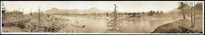 Bonneville Dam site, power-locks, Washington, 1934