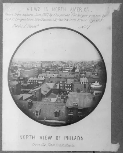 North view of Philadelphia from the State House steeple