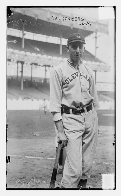 Cy Falkenberg, Cleveland AL, at Polo Grounds, NY (baseball)