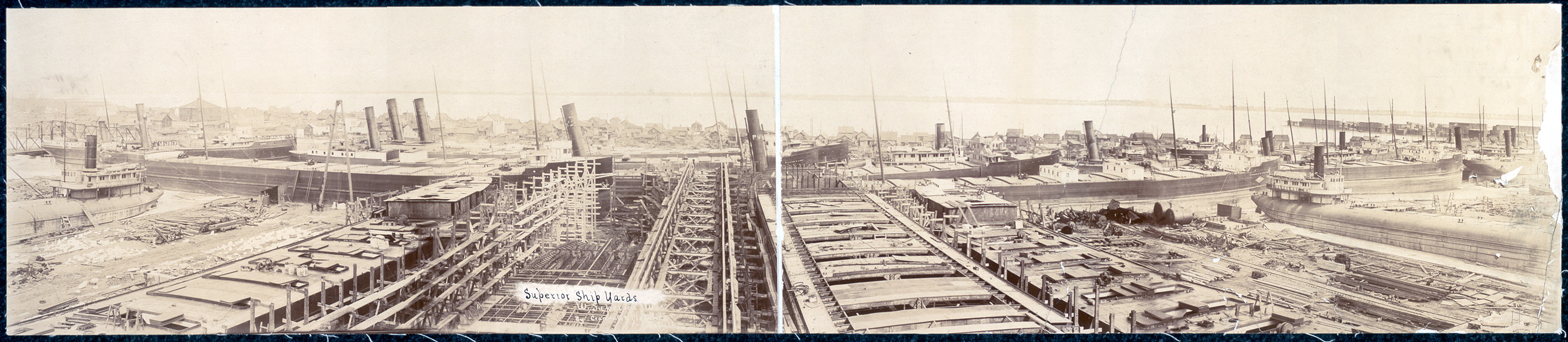 Superior Ship Yards, W. Superior, Wisconsin, 1902, 1902 — historic image