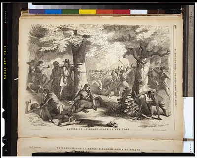 Battle of Oriskany, state of New York / Chapin ; Damoreau.