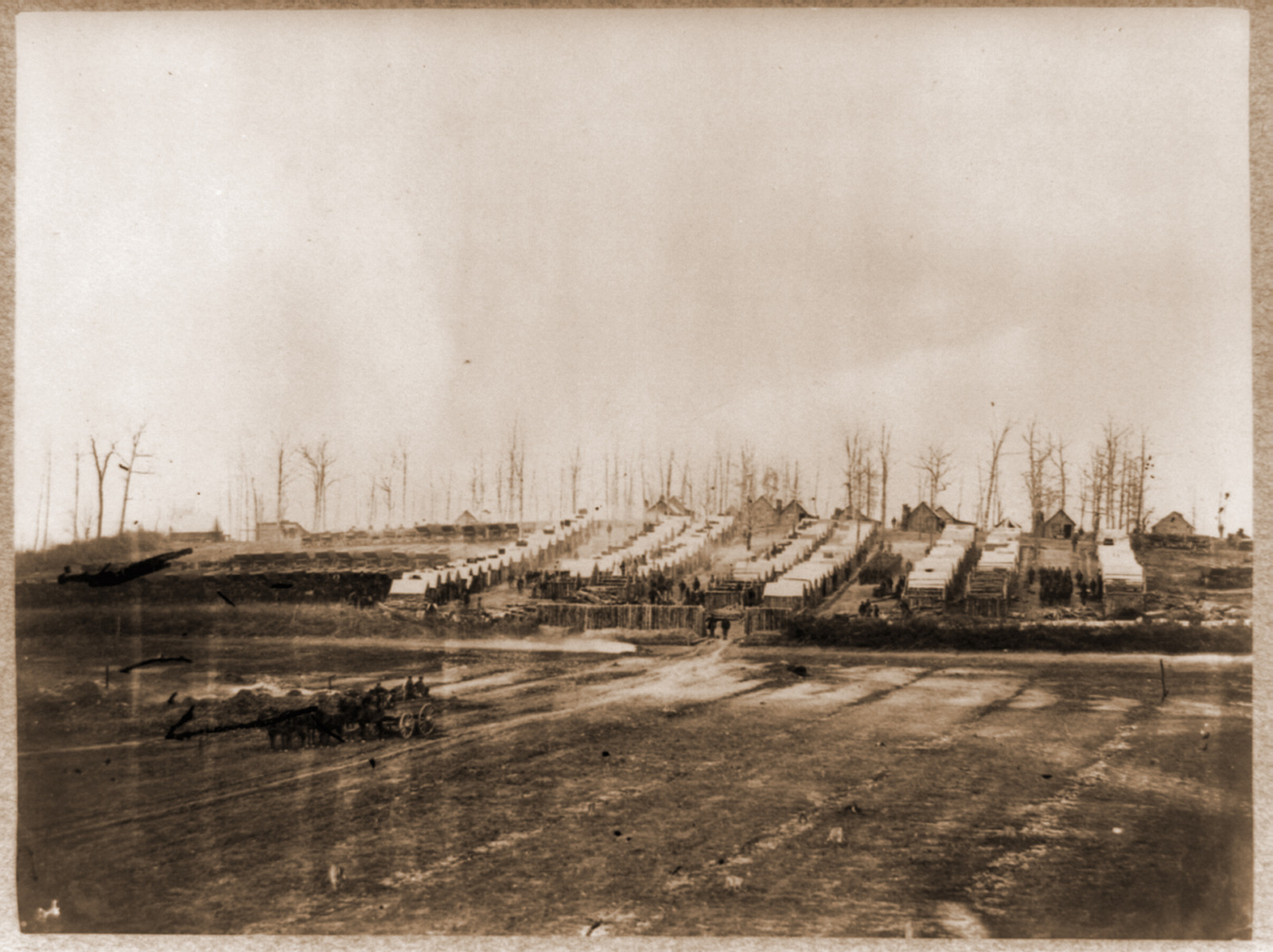 Camp of 50th New York Engineers near Rappahannock Station Va., 1864 — historic image