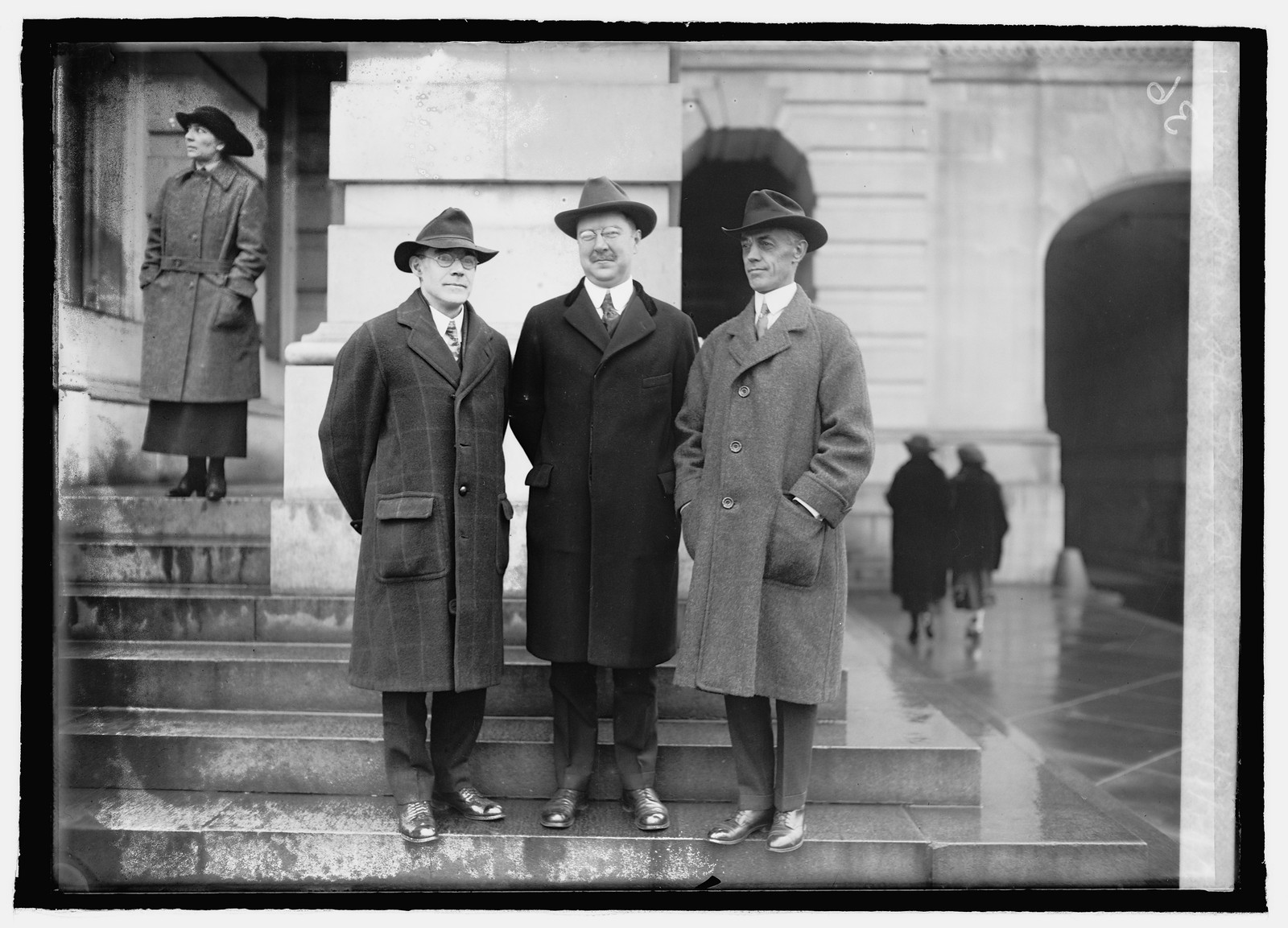 C.J. Hogan, Jno. Foley, P.S. Ridsdale, 1/7/21, [19]21 January 7. — historic photograph