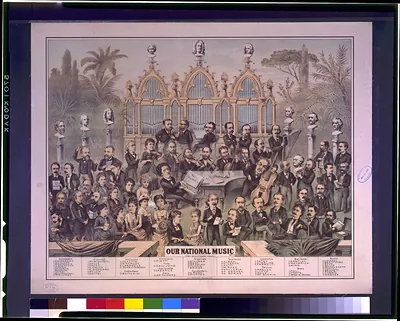 Our national music / Geo. H. Walker & Co. lithographers, Boston.