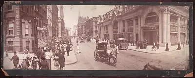 NY 1902 Sunday parade 5th Avenue NYC