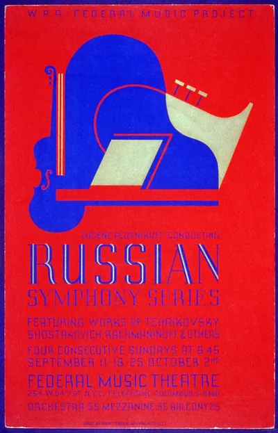 Russian symphony series Eugene Plotnikoff conducting Featuring works of Tchaikovsky S
