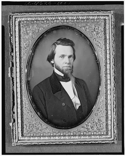 [John Sherman, head-and-shoulders portrait, full face]
