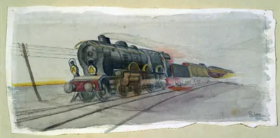 [A Locomotive] / R. Loewy.