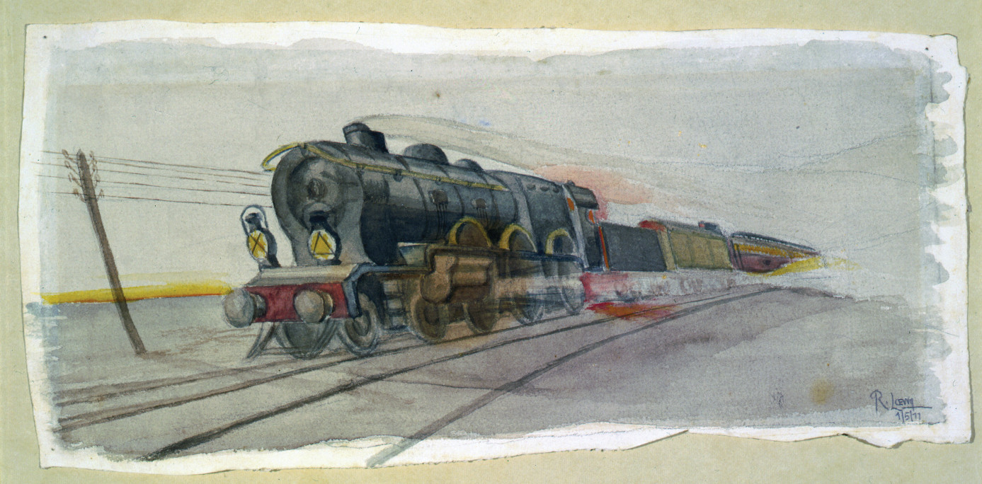 [A Locomotive] / R. Loewy., [19]11. — historic drawing