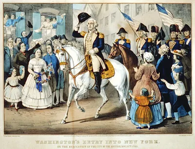 Washington's Entry Into New York On The Evacuation Of The City By The British, Nov