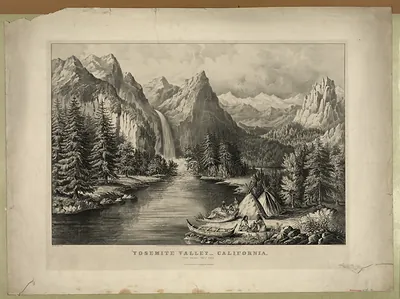 Yosemite Valley, California: The Bridal Veil Falls
