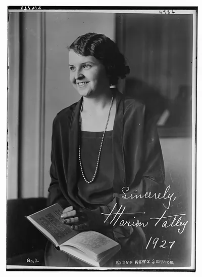 Marion Talley, 1927