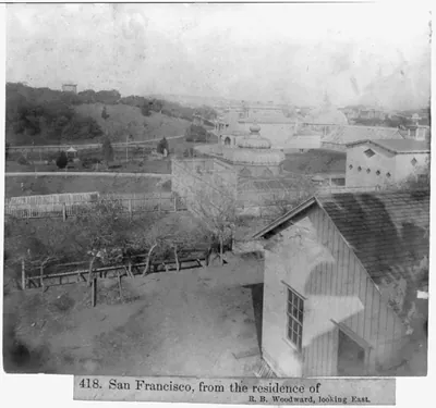 San Francisco from the residence of R.B. Woodward, looking East