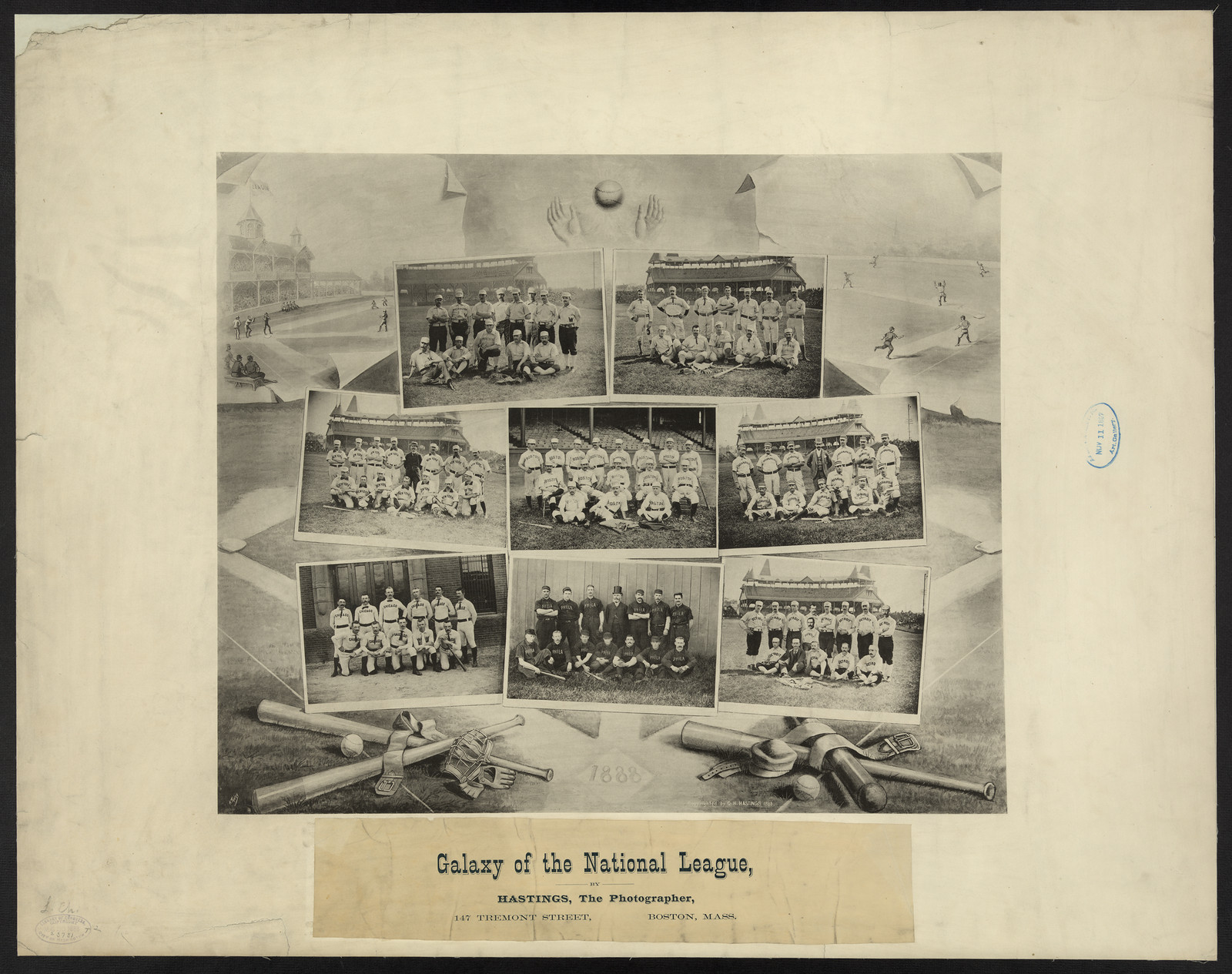 Galaxy of the National League, Hastings the Photographer — historic photograph