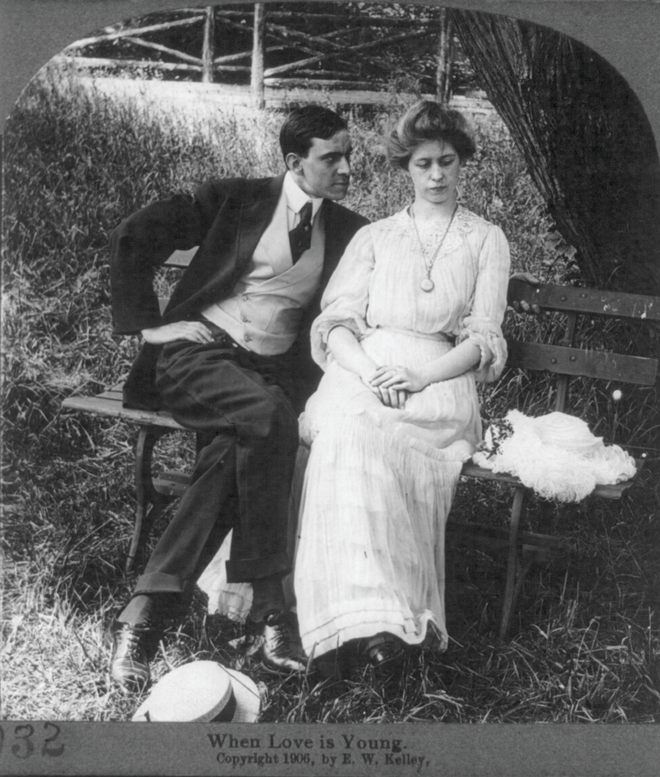 When Love Is Young, 1906 — historic photograph